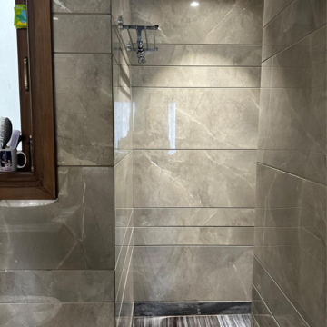 Bathroom in 2 BHK Builder Floor at Malviya Nagar – for Rent