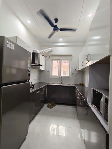 Kitchen in 3 BHK Builder Floor at Skynet Towers, Patiala Road – for Rent