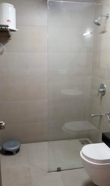 Bathroom in 3 BHK Penthouse at Goel Ganga Platino, Kharadi – for Rent