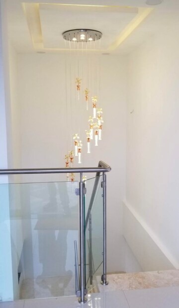 Staircase in 3 BHK Penthouse at Goel Ganga Platino, Kharadi – for Rent