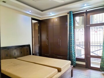 Bedroom in 3 BHK Builder Floor at East Of Kailash – for Rent