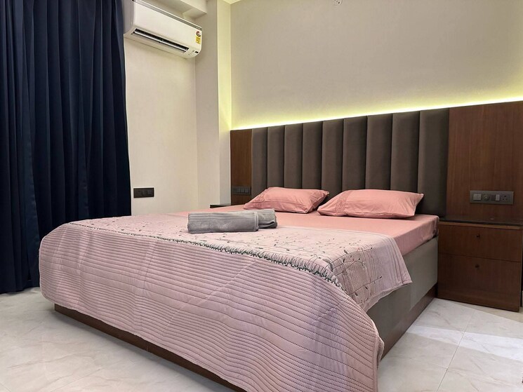 Bedroom, saket 3 Bedroom 1500 Sq.Ft. Apartment In Saket Delhi 9110613