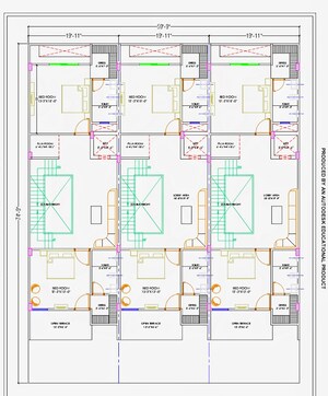 Floor Plan in 4 BHK Villa at Mansarovar Extension – for Sale