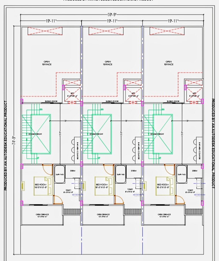 Floor Plan, mansarovar extension 4 Bedroom 150 Sq.Yd. Villa In Mansarovar Extension Jaipur 9110629