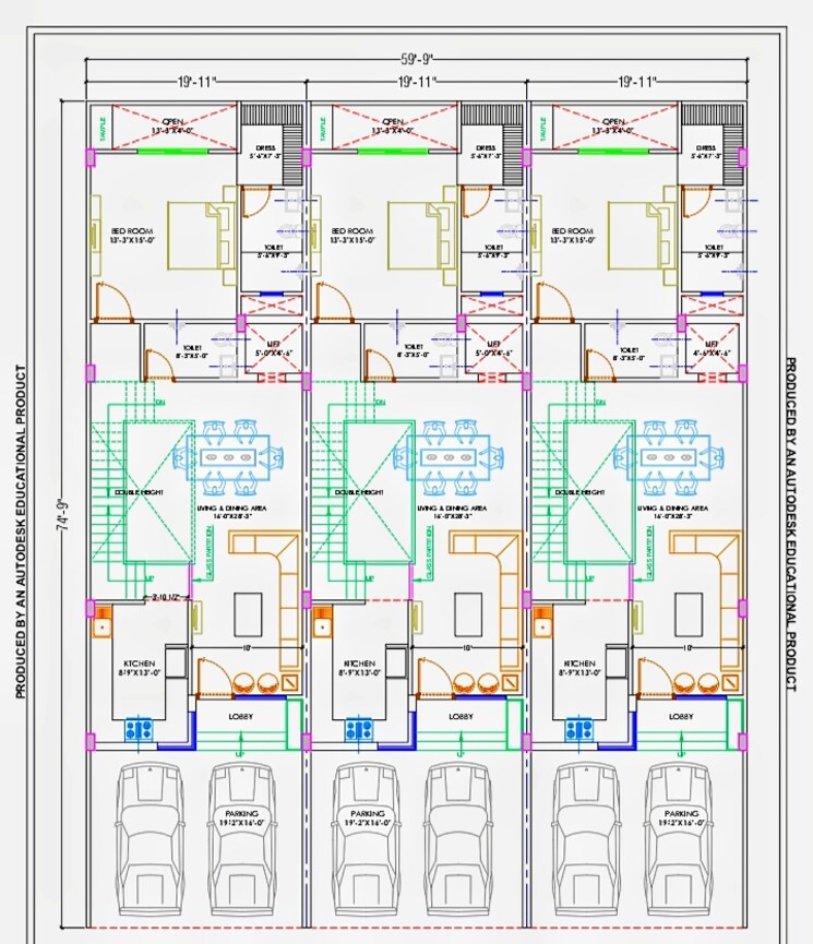 Floor Plan, mansarovar extension 4 Bedroom 150 Sq.Yd. Villa In Mansarovar Extension Jaipur 9110629