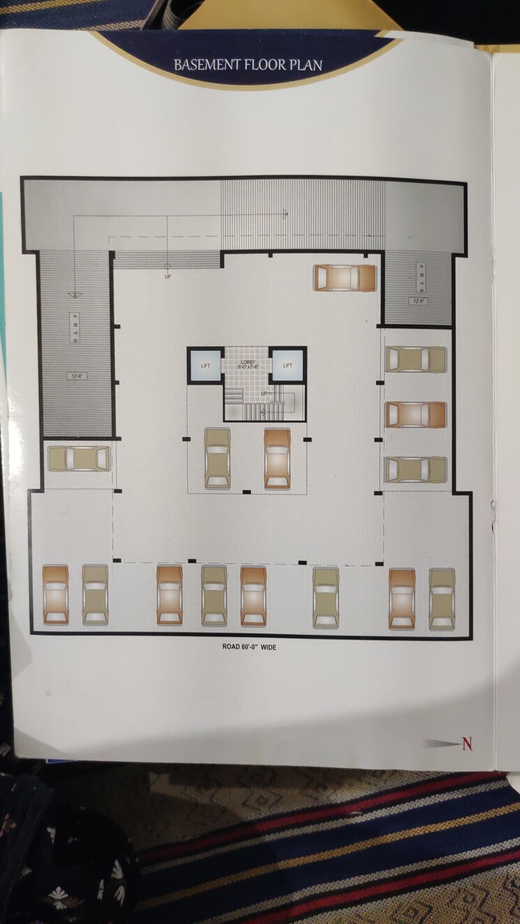Floor Plan, sarthak-paradise 3 Bedroom 1500 Sq.Ft. Apartment In Jagatpura Jaipur 9110639