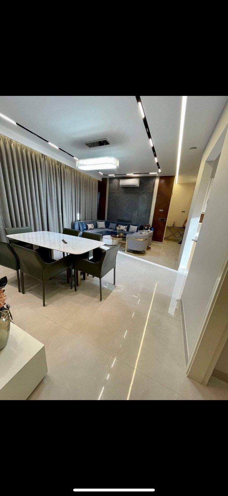 Dining area, shree-jee-anchal 2 Bedroom 1050 Sq.Ft. Apartment In Gandhi Path Jaipur 9110646