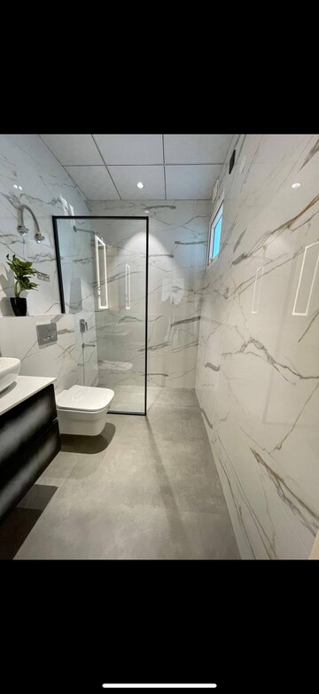 Bathroom in 2 BHK Apartment at Shree Jee Anchal, Gandhi Path – for Rent
