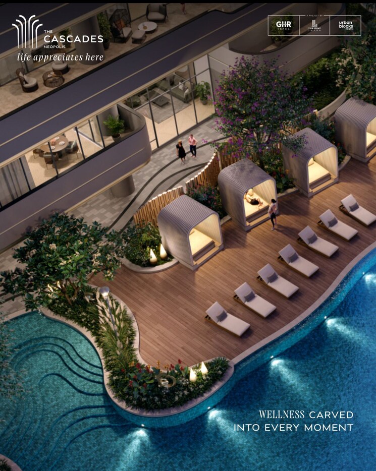  Parking, ghr-the-cascades-neopolis 3 Bedroom 2595 Sq.Ft. Apartment In Kokapet Hyderabad 9110925