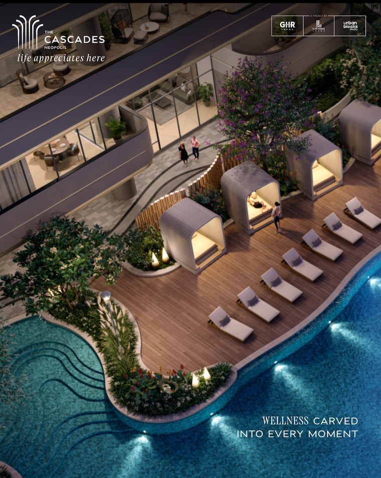  Parking, ghr-the-cascades-neopolis 3 Bedroom 2595 Sq.Ft. Apartment In Kokapet Hyderabad 9110925