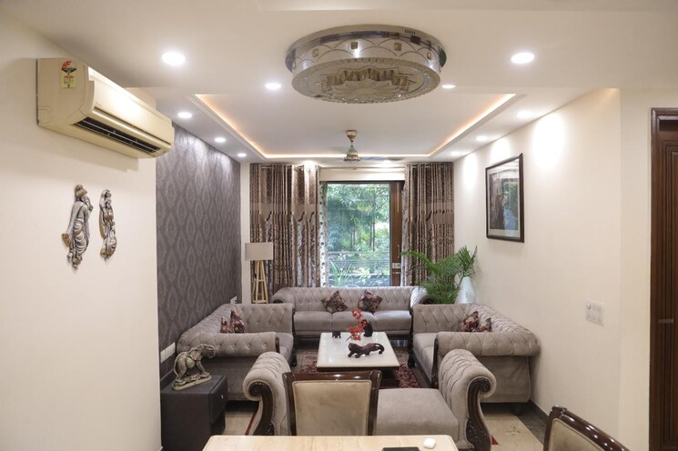 Living Room, saket 3 Bedroom 2000 Sq.Ft. Apartment In Saket Delhi 9111005