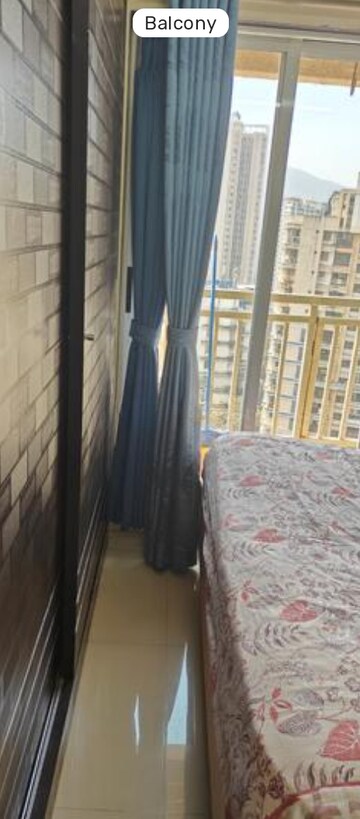 Balcony in 1 BHK Apartment at Laabh Pehla Ghar Shubh Sanket Complex, Ghodbunder Road – for Sale