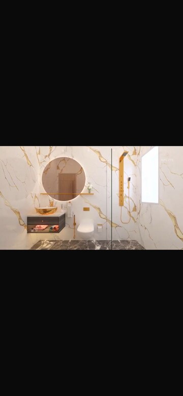Bathroom in 2 BHK Apartment at Aplite Sapphire, Grant Road East – for Sale