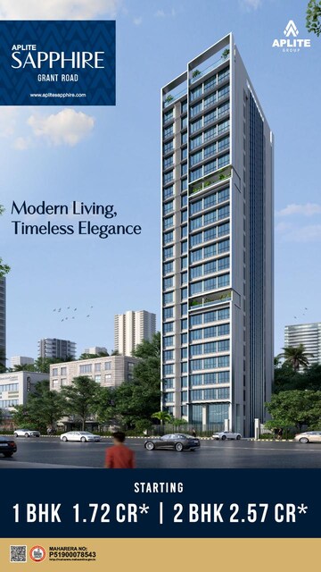 2 BHK Apartment For Sale in Aplite Sapphire, Grant Road East