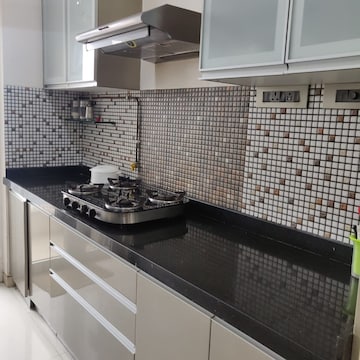 Kitchen in 2.5 BHK Apartment at Oberoi Realty Splendor, Andheri East – for Rent