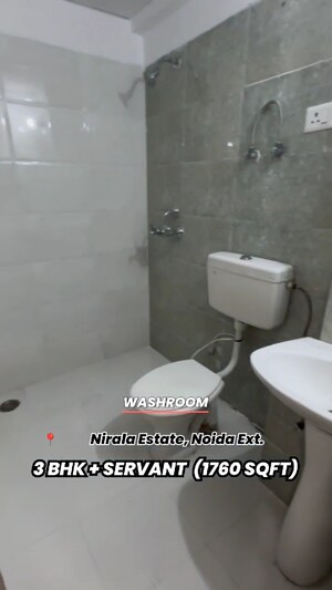 Bathroom in 3.5 BHK Apartment at Nirala Estate, Tech Zone 4 Greater Noida – for Sale