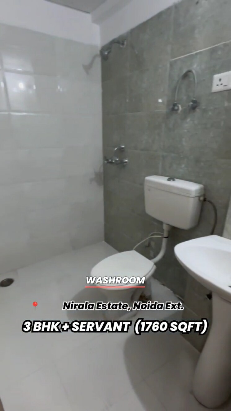 Bathroom, nirala-estate 3.5 Bedroom 1760 Sq.Ft. Apartment In Tech Zone 4 Greater Noida Greater Noida 9111142