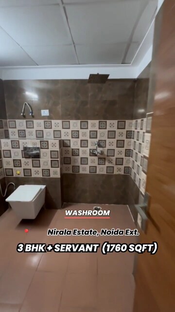 Staircase in 3.5 BHK Apartment at Nirala Estate, Tech Zone 4 Greater Noida – for Sale