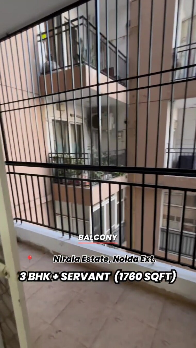 Balcony, nirala-estate 3.5 Bedroom 1760 Sq.Ft. Apartment In Tech Zone 4 Greater Noida Greater Noida 9111142