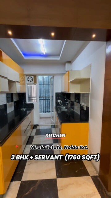 Kitchen in 3.5 BHK Apartment at Nirala Estate, Tech Zone 4 Greater Noida – for Sale
