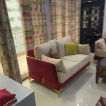 Living Room in 3 BHK Apartment at Bliss Orra, Nagla Road – for Rent