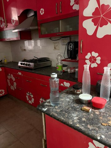 Kitchen in 3 BHK Apartment at Omaxe Heights, Sector 86 – for Rent