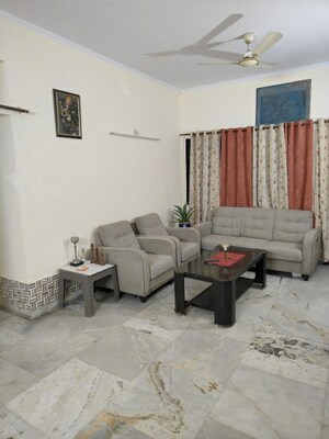 Living Room in 3.5 BHK Apartment at Gaur Green City, Indrapuram – for Sale