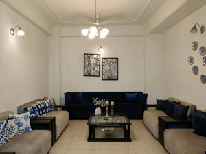 Living Room in 3.5 BHK Apartment at Gaur Green City, Indrapuram – for Sale