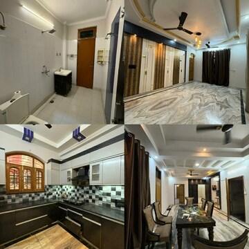 Kitchen in 3.5 BHK Apartment at Gaur Green City, Indrapuram – for Sale