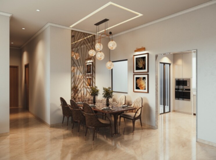 Dining area, mighty-siddhi-darshan 3 Bedroom 1281 Sq.Ft. Apartment In Dadar West Mumbai 9111339