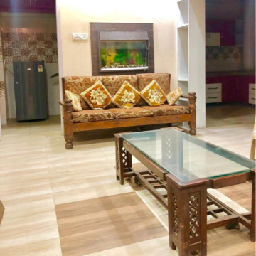 Living Room in 2 BHK Apartment at Sector 45 – for Rent