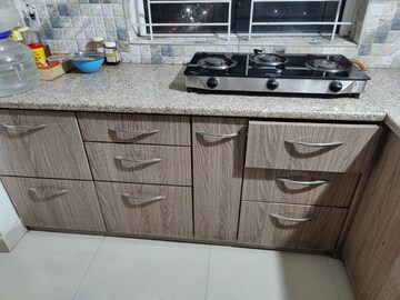 Kitchen in 3 BHK Apartment at Rainbow Vistas, Hi Tech City – for Rent