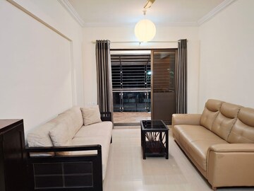 Living Room in 2 BHK Apartment at Eco Elegance, Andheri East – for Rent