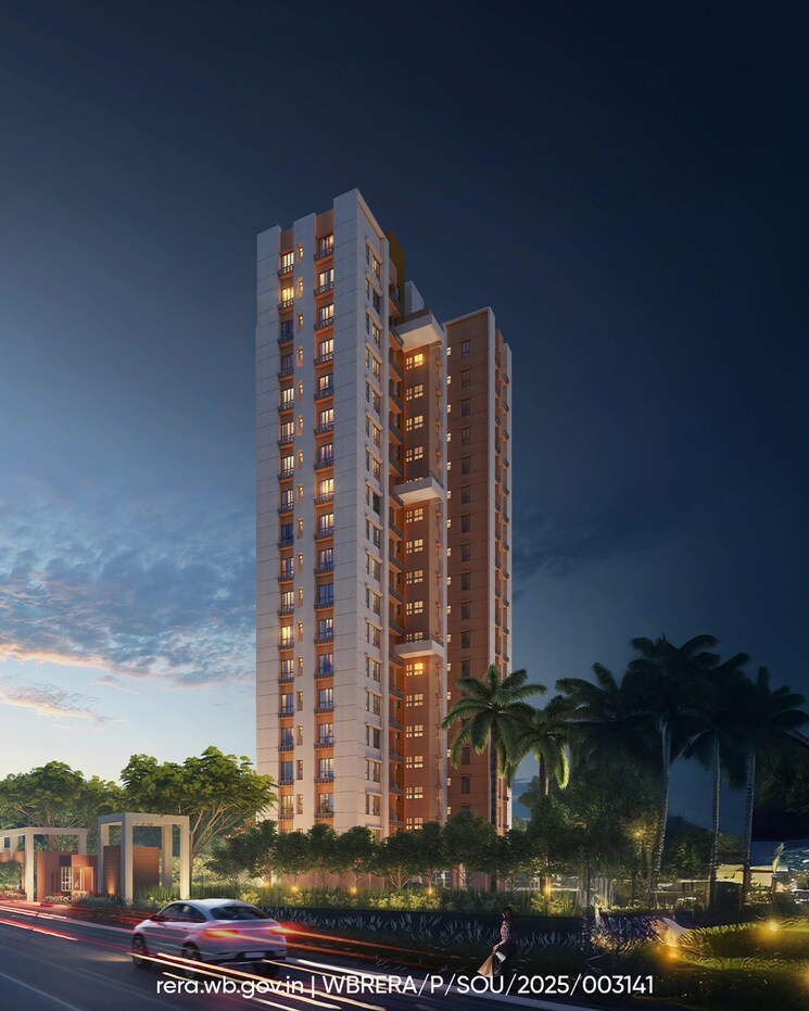 Exterior View, em bypass 3 Bedroom 1450 Sq.Ft. Apartment In Em Bypass Kolkata 9111410