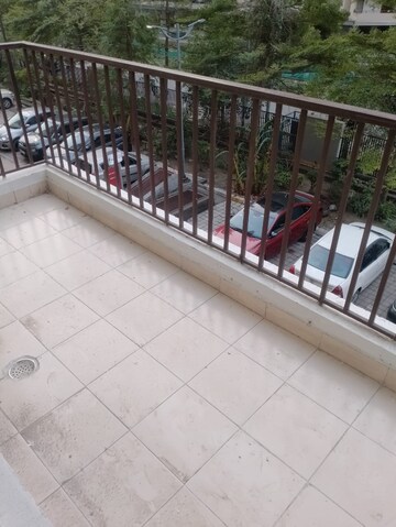 Balcony in 3 BHK Apartment at Panchsheel Greens, Sector 16 Greater Noida – for Rent