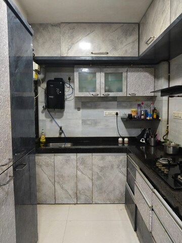 Kitchen in 1 BHK Apartment at Lokpuram CHS, Vasant Vihar – for Rent