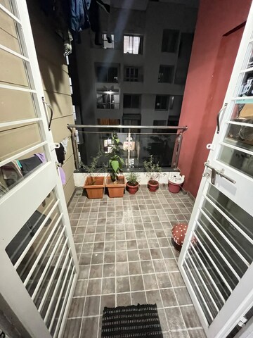 Balcony in 2 BHK Apartment at Vardhaman Dreams Phase II, Wakad – for Rent
