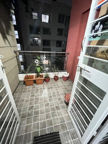 Balcony in 2 BHK Apartment at Vardhaman Dreams Phase II, Wakad – for Rent
