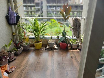 Balcony in 2 BHK Apartment at Mittal Sun Aura, Sinhagad Road – for Rent