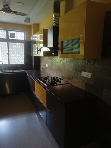 Kitchen in 4 BHK Builder Floor at Sushant Lok I – for Rent