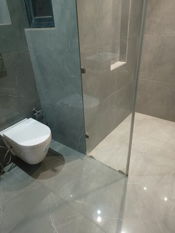 Bathroom in 4 BHK Builder Floor at Sushant Lok I – for Rent
