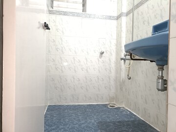 Bathroom in 1 BHK Apartment at Ramesh Hermes Heritage Phase 2, Shastrinagar – for Rent