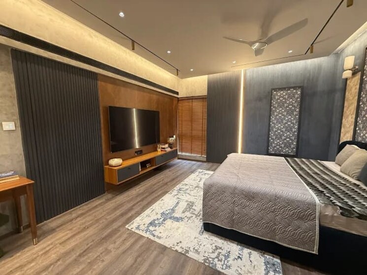 Bedroom, radhey-raaga 4 Bedroom 4585 Sq.Ft. Villa In Kollur Hyderabad 9111907