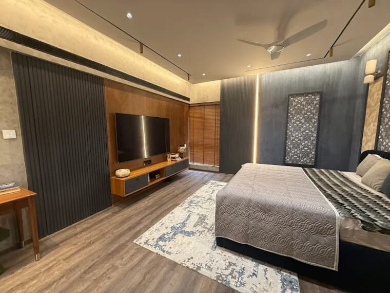 Bedroom, radhey-raaga 4 Bedroom 4585 Sq.Ft. Villa In Kollur Hyderabad 9111907