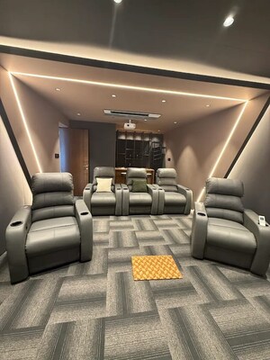 Living Room in 4 BHK Villa at Radhey Raaga, Kollur – for Sale