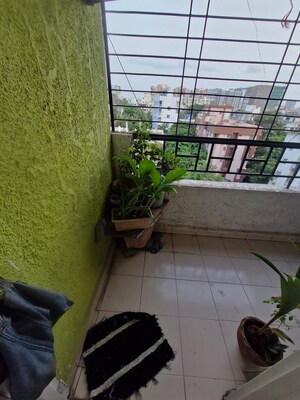 Balcony in 2 BHK Apartment at Karan Ashiyana, Wadgaon Sheri – for Sale