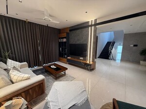 Living Room in 4 BHK Villa at Radhey Raaga, Kollur – for Sale