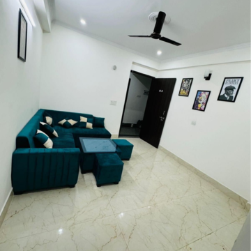 Living Room in 1 BHK Builder Floor at Saket – for Rent