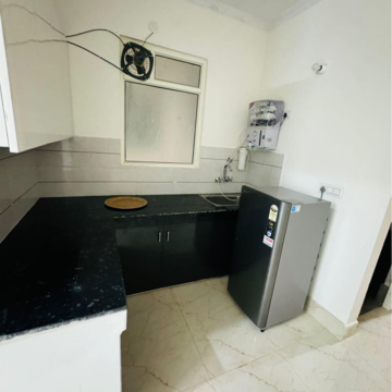 Kitchen in 1 BHK Builder Floor at Saket – for Rent