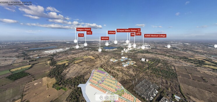 Exterior View, godrej-forest-estate  2000 Sq.Ft. Plot In Sumthana Nagpur 9112086